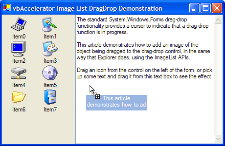 Drag-Drop Image Demonstration