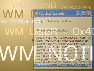 Subclassing graphic