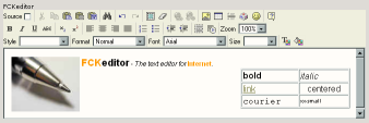 FCKEditor Demonstration