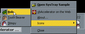 SysTray Sample