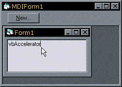 MDI Form with a 'Toolbar' button