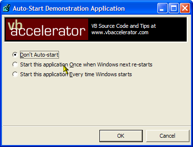 Auto-Start Sample Application