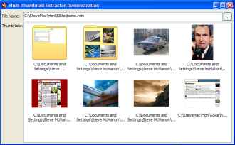 Thumbnail Extraction Demonstration Project