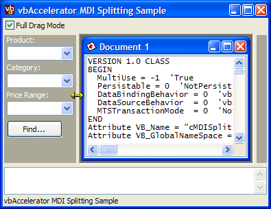 MDI Split Demonstration