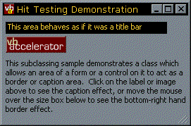 HitTesting Demonstration in Action