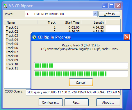 CD Ripper Sample Application
