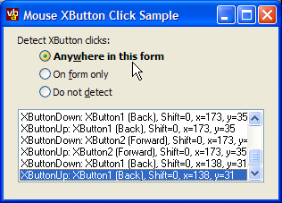 XButton Demonstration