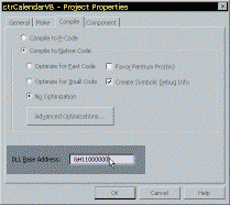 Project Properties Compile Tab