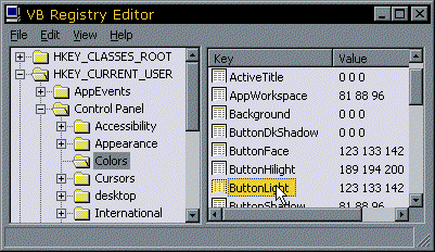 [VB Registry Editor Demo]