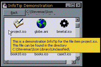 InfoTip Demonstration