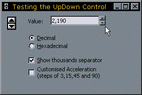 UpDown Control